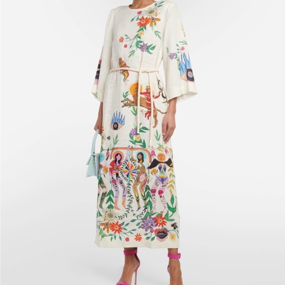 Alemais Dresses & Skirts - Alémais Meagan printed linen maxi dress